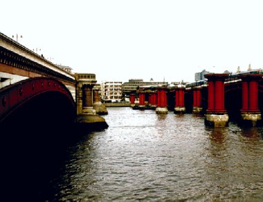 Blackfriars Bridges, London, England