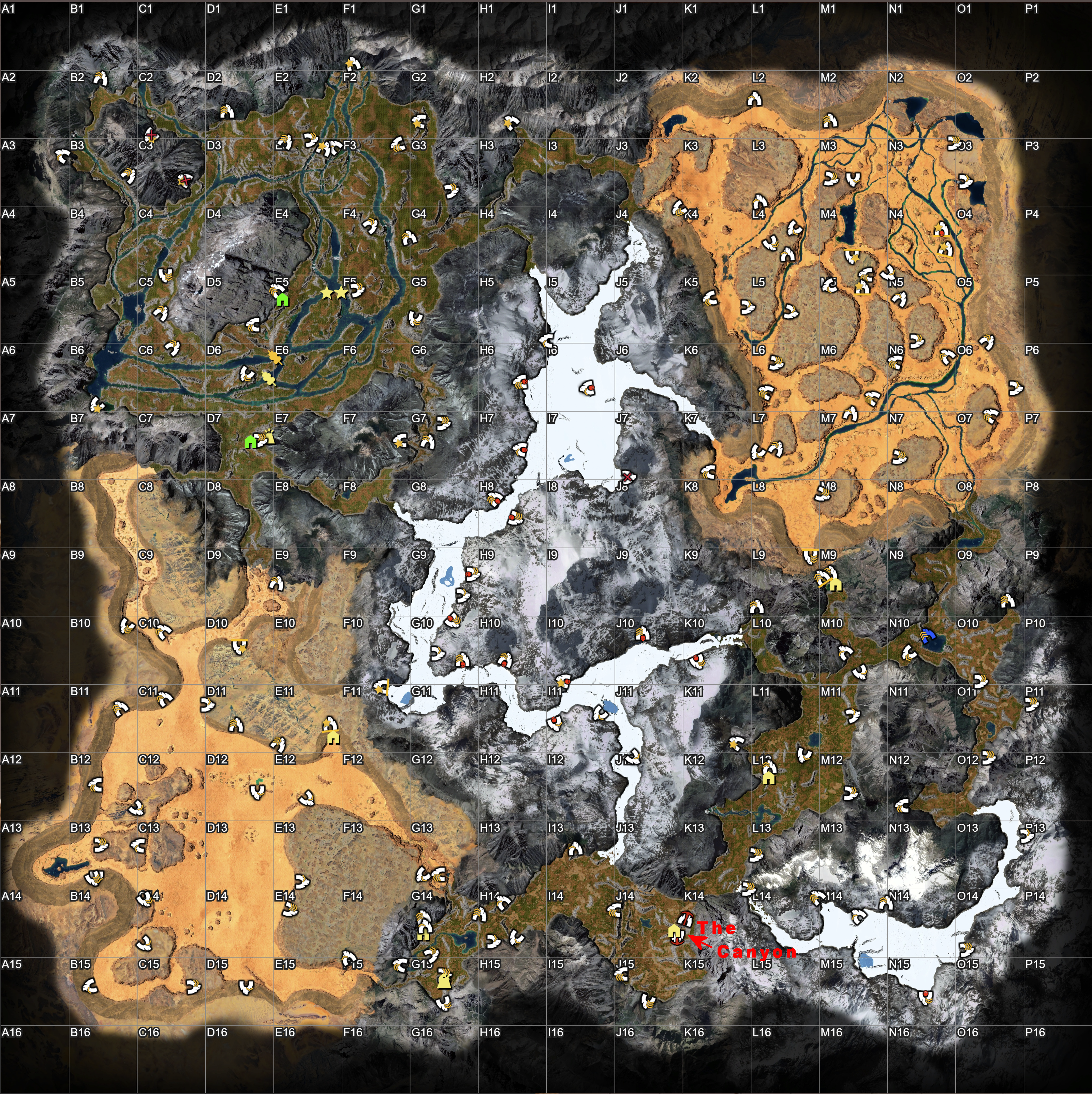 Icarus Olympus cave locations