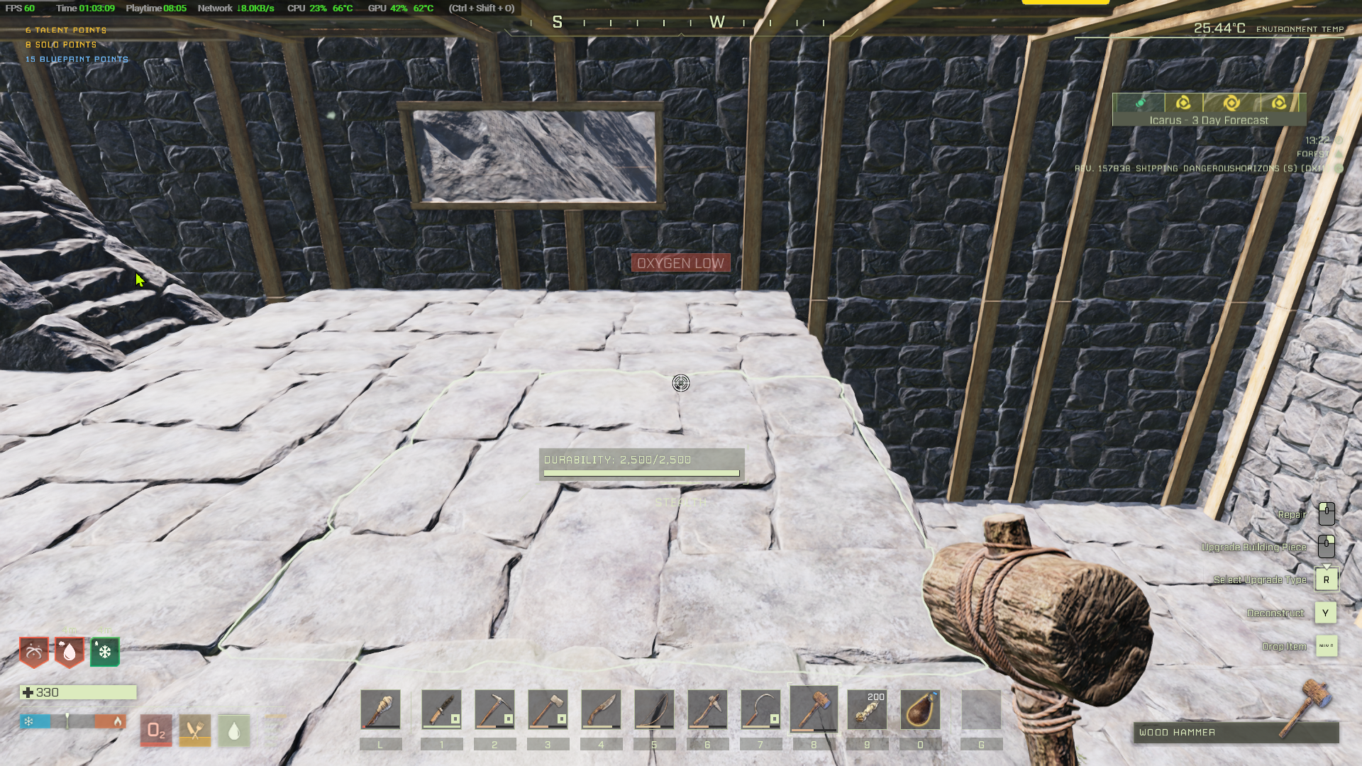 Half a floor?