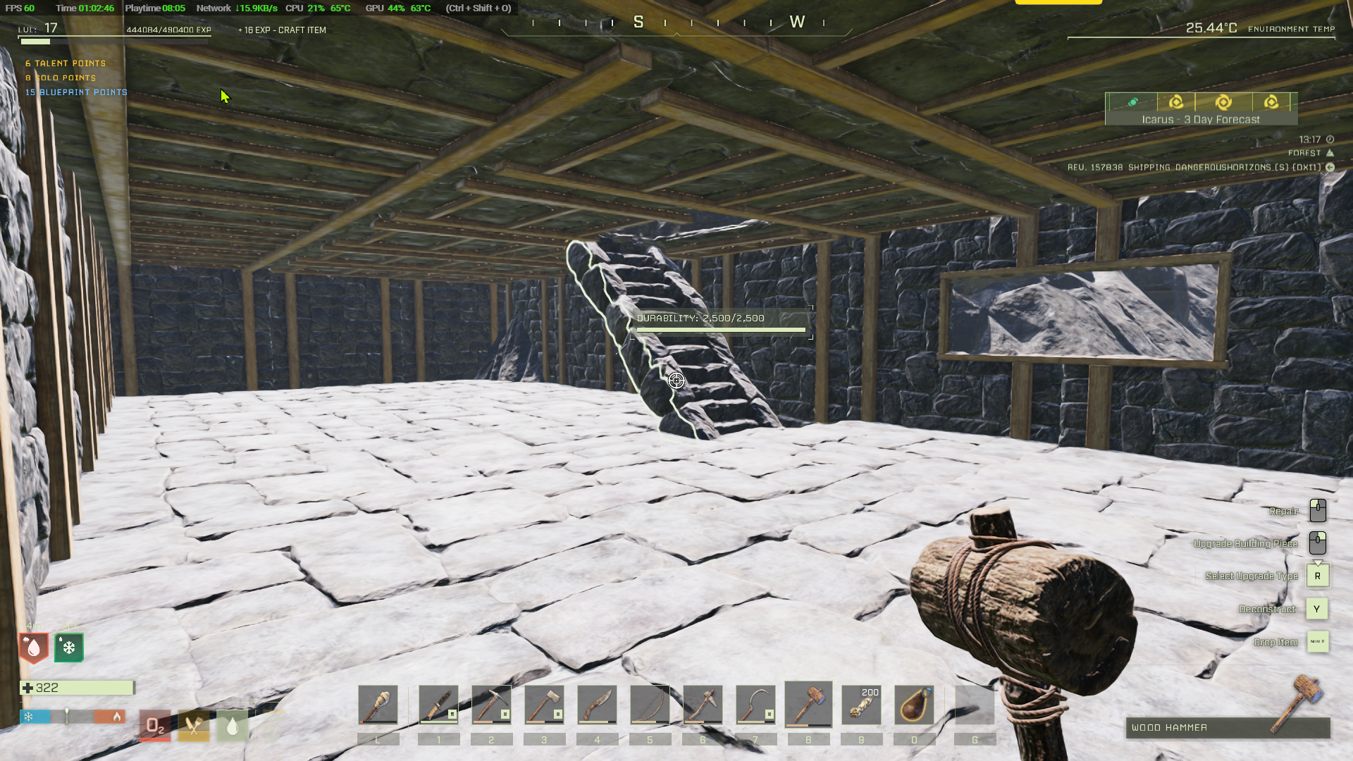 Add stairs to the next level