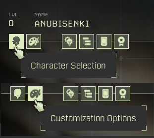 Character options