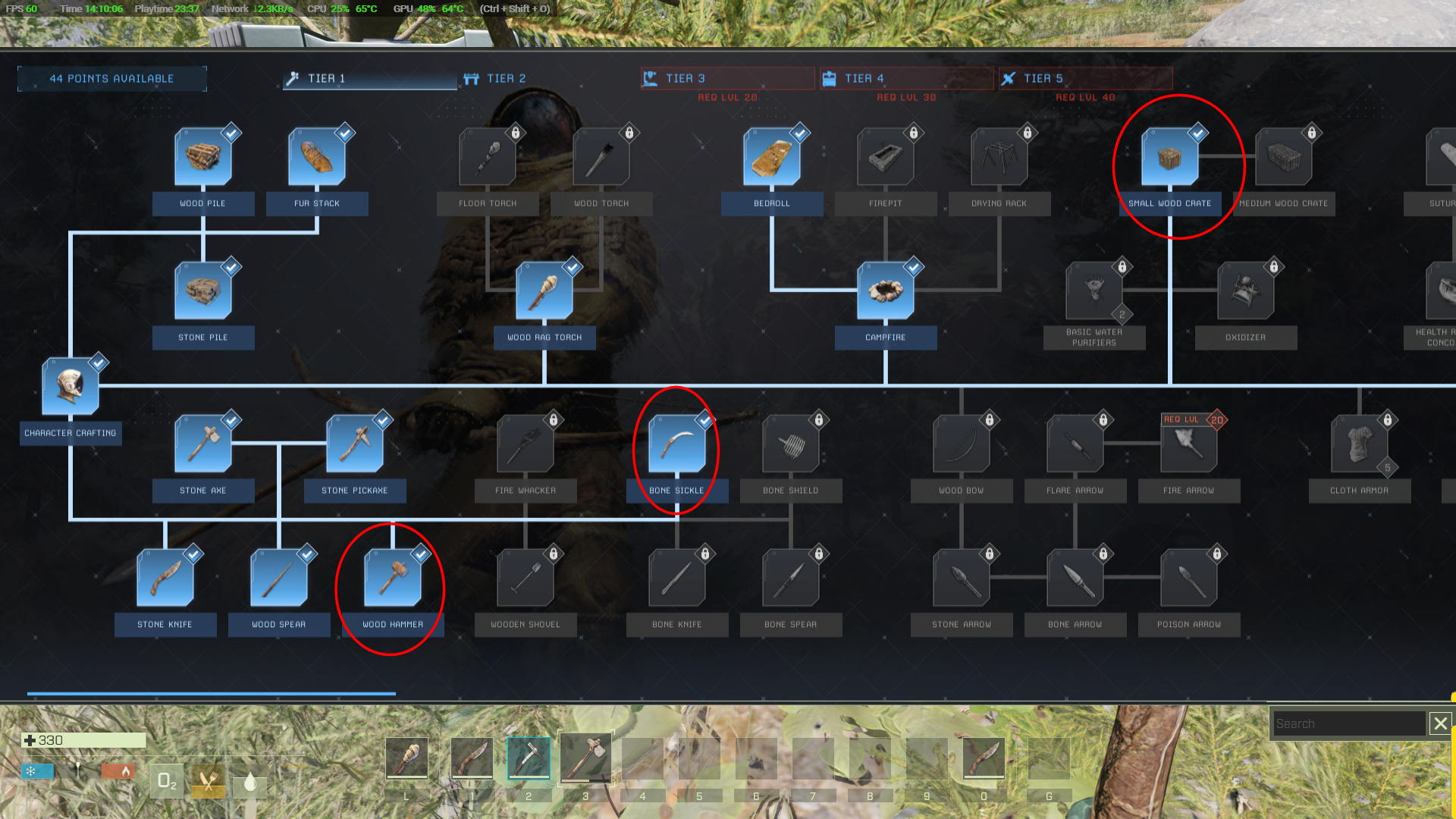 Tech Tree Upgrades