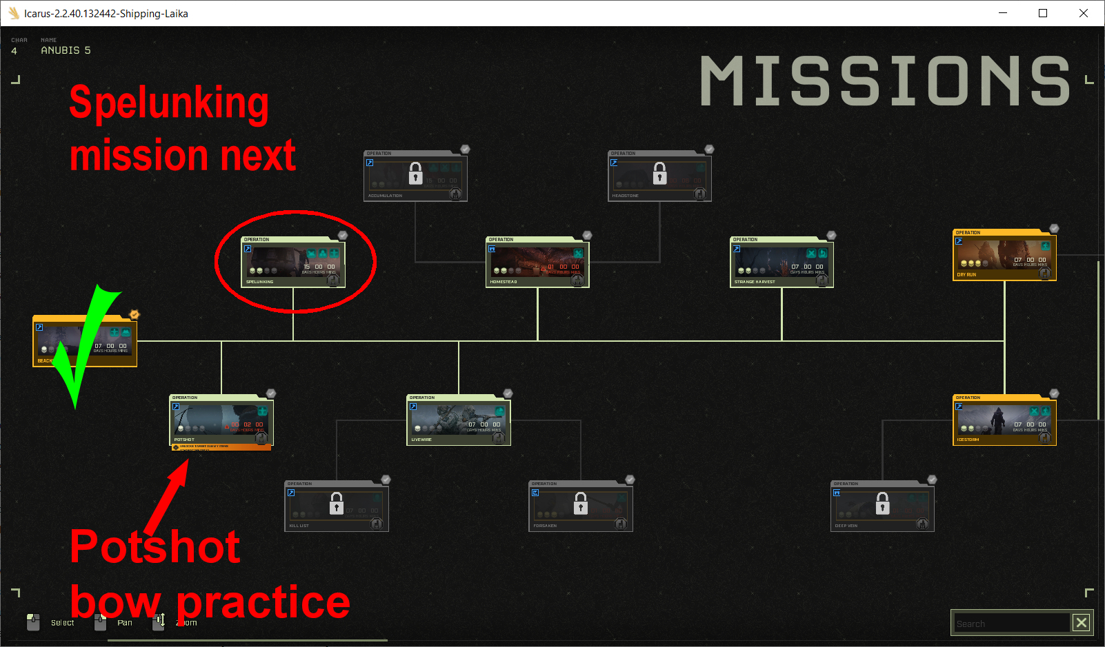 Next Missions