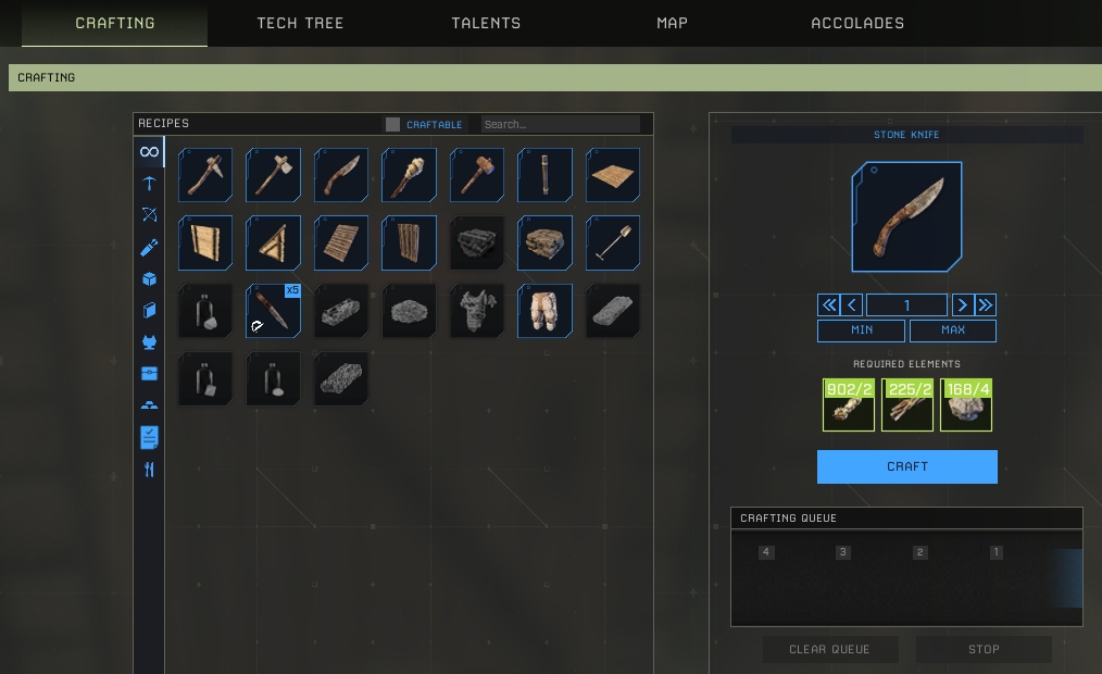 Stone knife