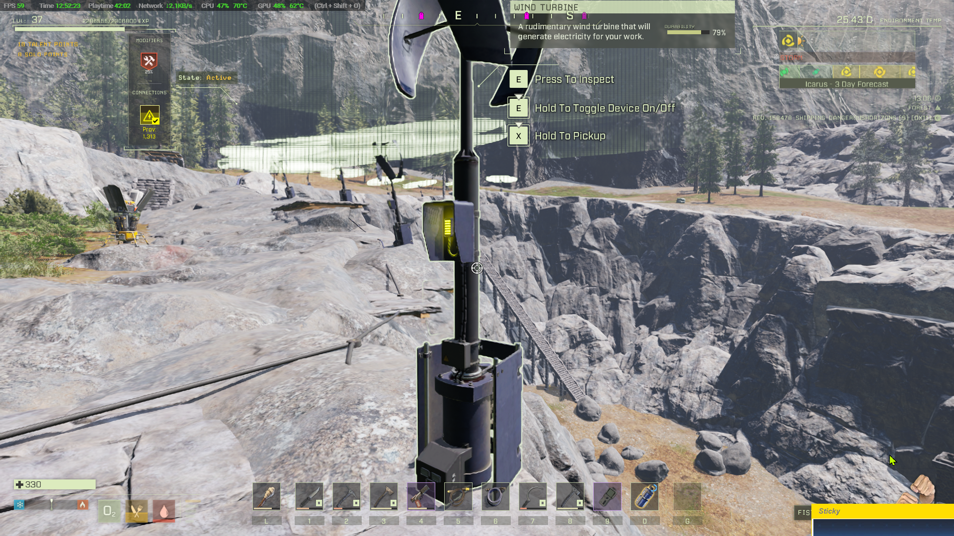 Repairing wind turbines