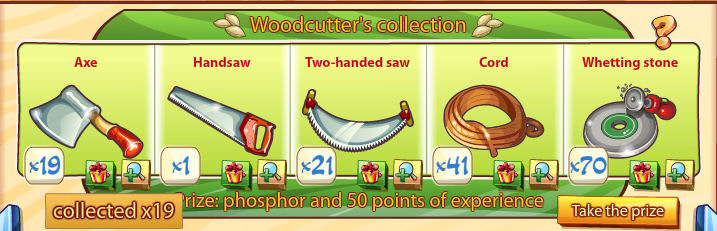 Woodcutter's collection
