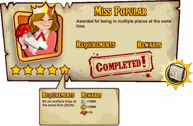 The Miss Popular Achievement