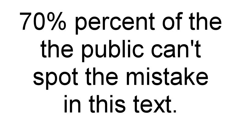 There are actually four errors in that text, with a fifth being that no evidence is provided for that 70 percent figure.