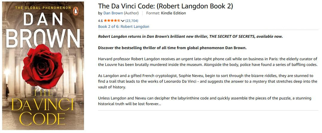 A book based on the Last Supper painting