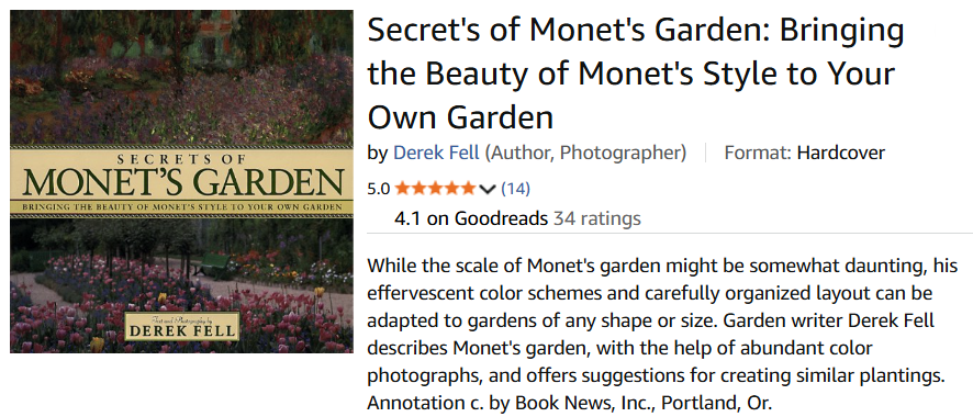 Create your own 'Monet Garden'