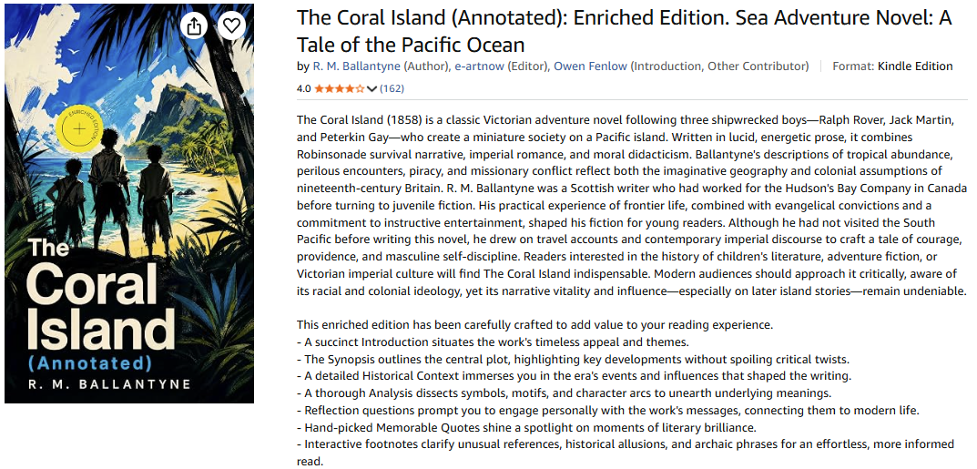 The Coral Island Cover