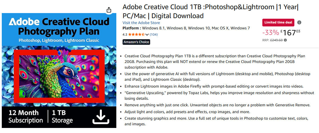 Adobe CC details